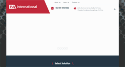 Desktop Screenshot of pa-international.com.au